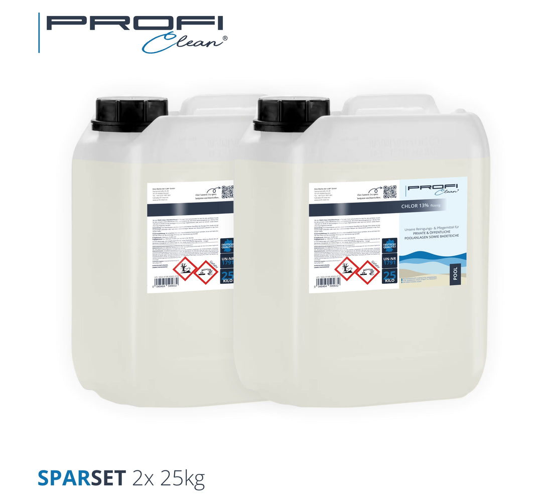 Chlorreiniger 13 % – Effektive Desinfektion, Poolreinigung & Schimmelentfernung