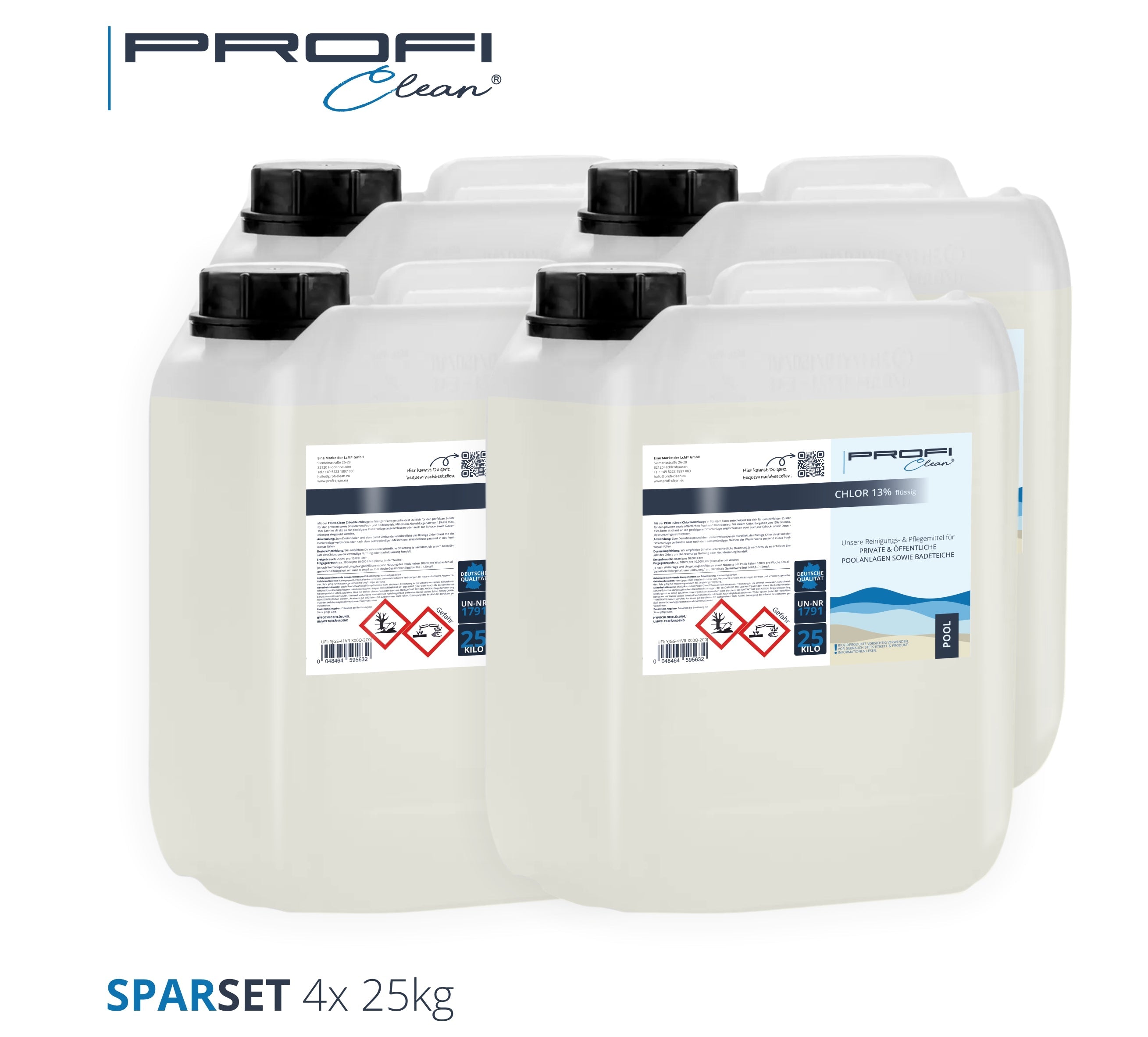 Chlorreiniger 13 % – Effektive Desinfektion, Poolreinigung & Schimmelentfernung