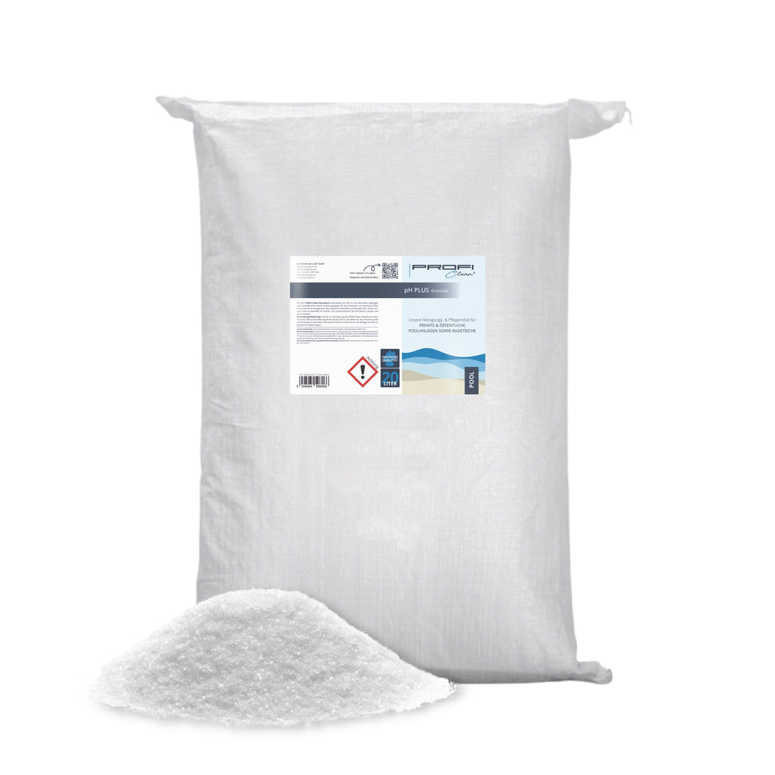 pH+ Granulat pH Heber für Pool & andere Gewässer