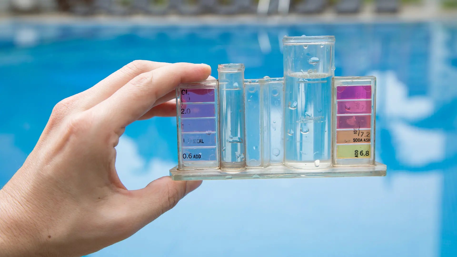 pH-Wert vom Poolwasser anpassen mit PROFI-Clean
