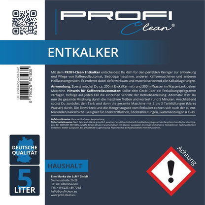 Entkalker Kalkentferner universal flüssig Etikett