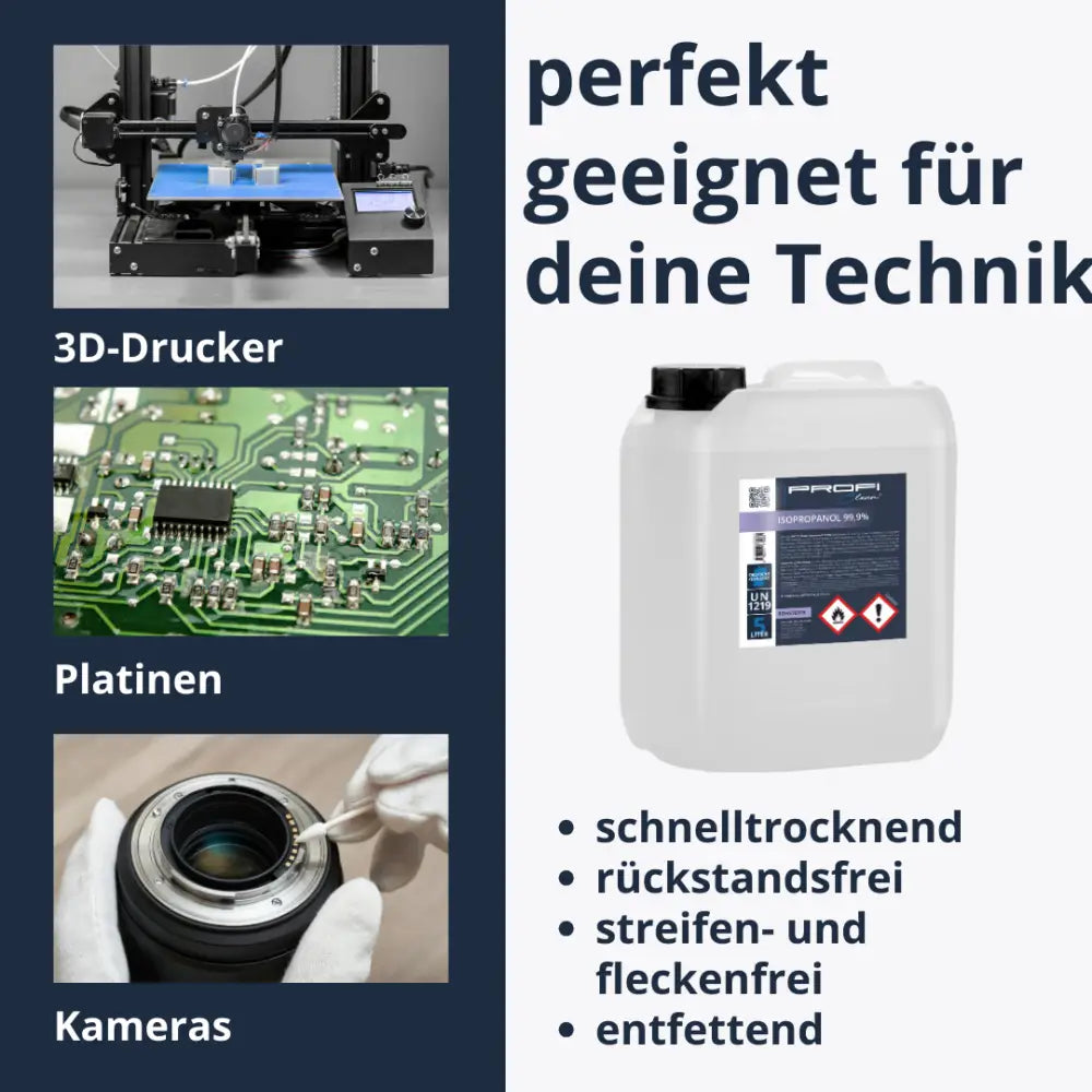Isopropanol 99,9% Isopropylalkohol Alkoholreiniger