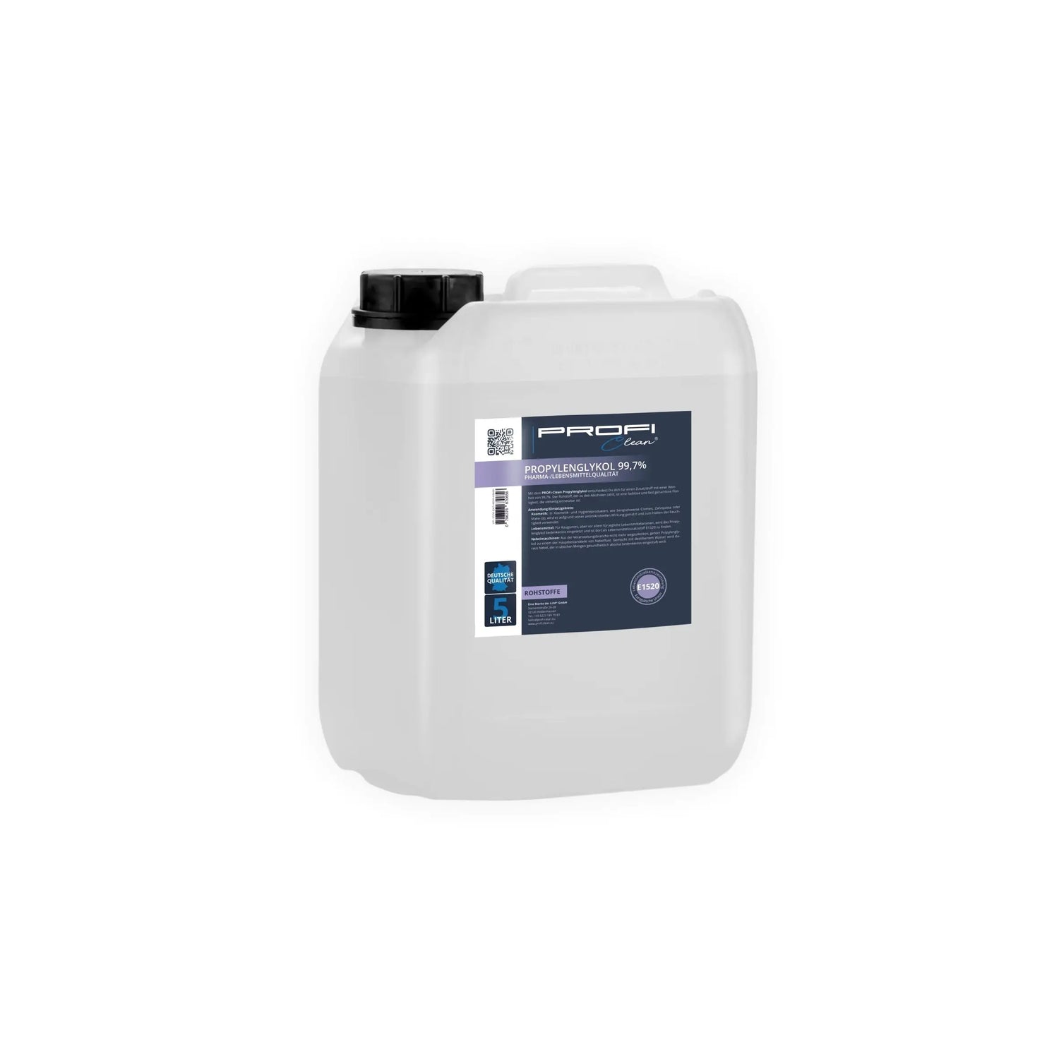 Propylenglykol 99,7% PG E1520 Pharma-/Lebensmittelqualität 5 Liter Kanister