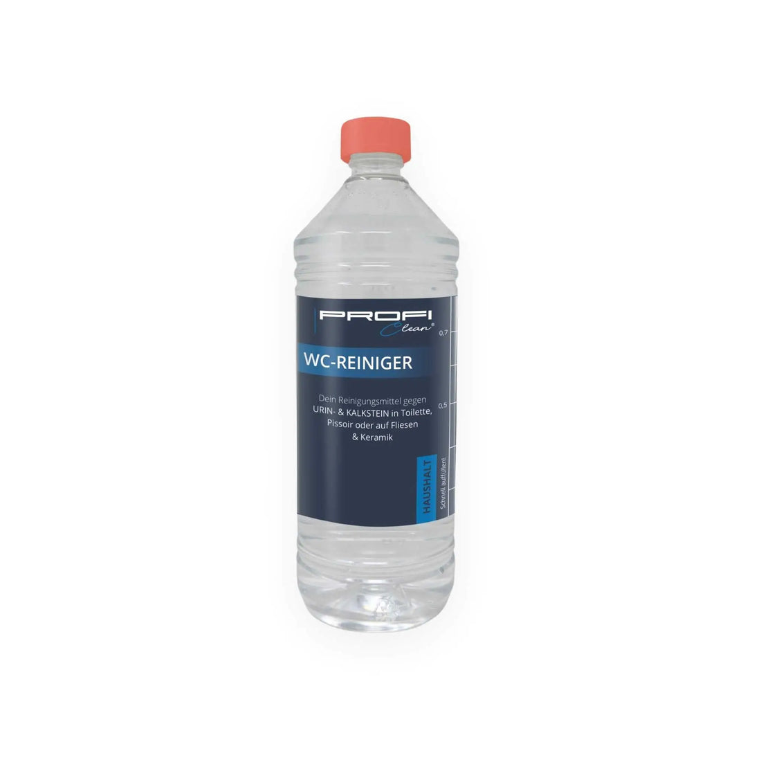WC Reiniger mit Spritzeinsatz - entfernt Urin/Kalkstein 1 Liter Flasche